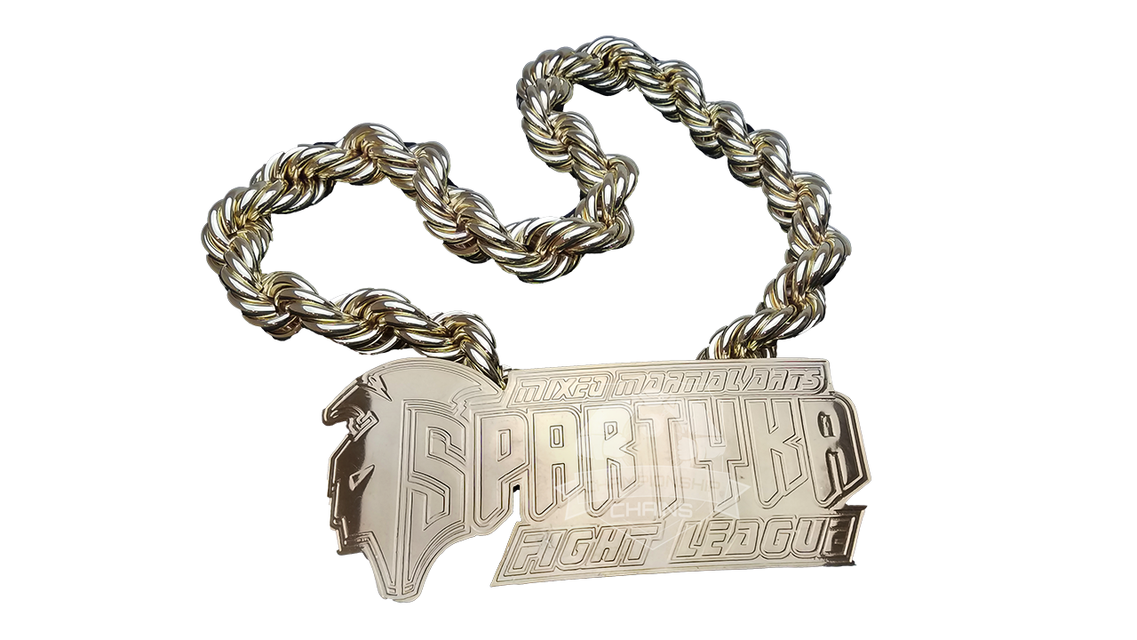 Spartyka Fight League Mixed Martial Arts Championship Chain Award