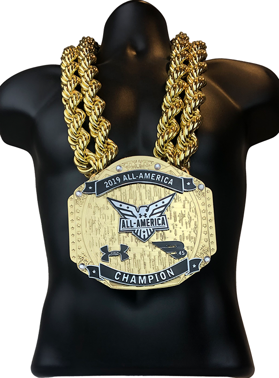 Under Armour 2019 All American Champion Championship Chain Award