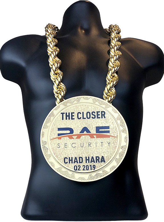 RAE Security The Closer Award Championship Chain Award