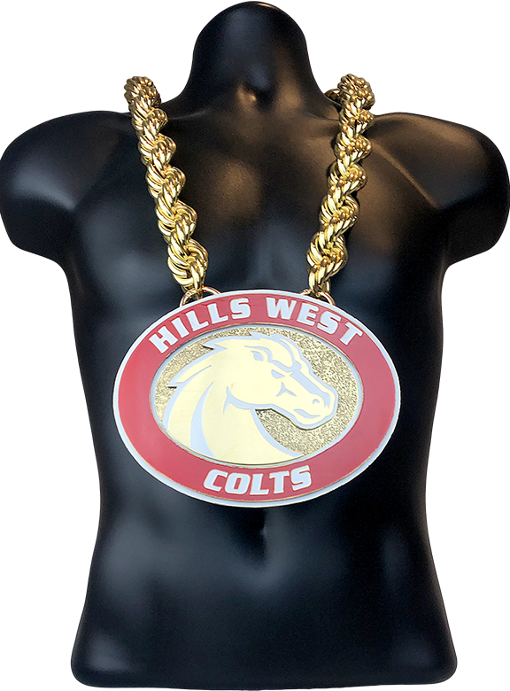 Hills West Colts Football Turnover Champion Championship Chain Award