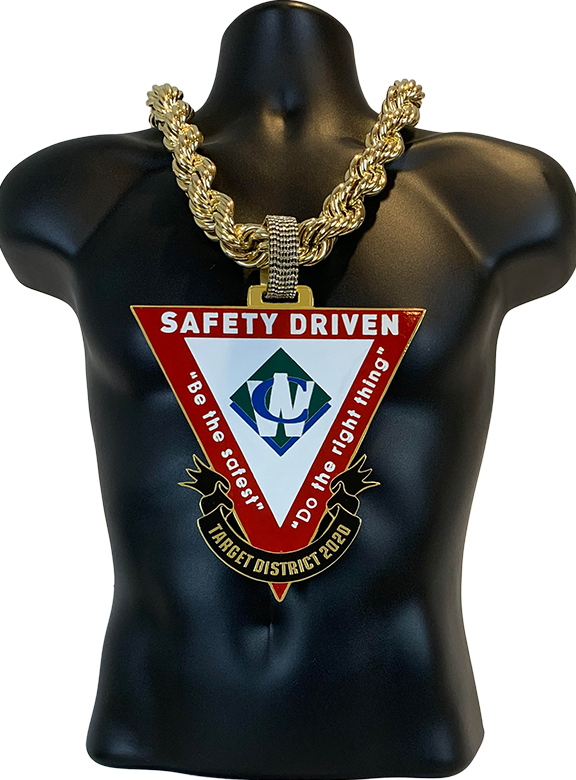 CW Safety Driven Custom Award Championship Chain Award