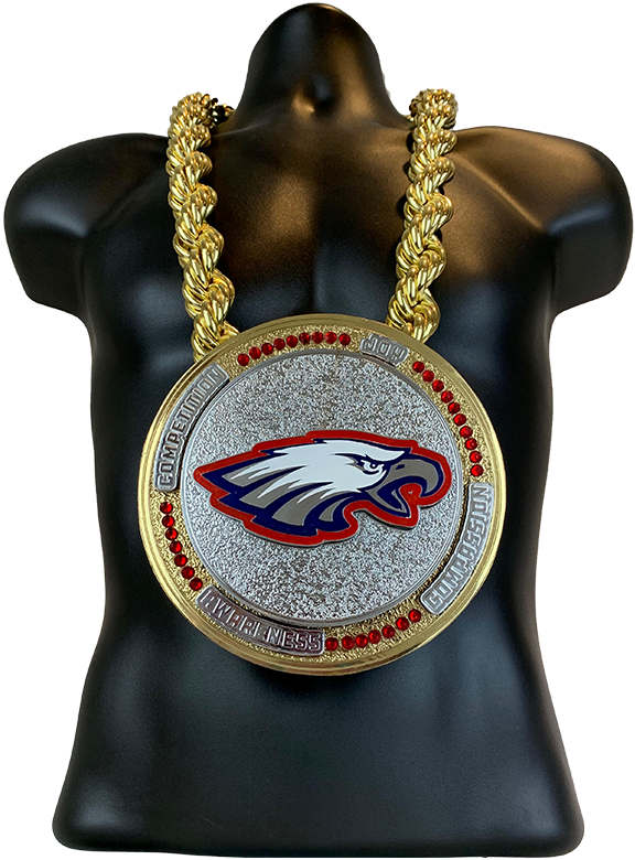 Eagles Spinner Championship Necklace Championship Chain Award