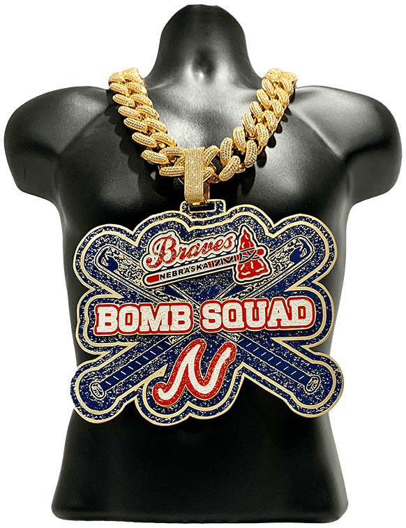 Braves Bomb Squad Chain Award Championship Chain Award