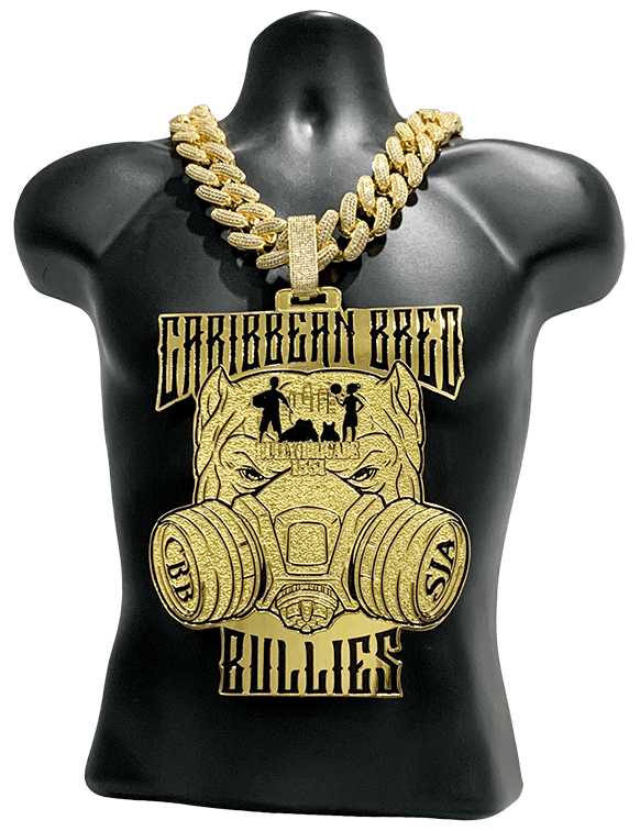 Caribbean Bred Bullies Cuban Ice Award Championship Chain Award