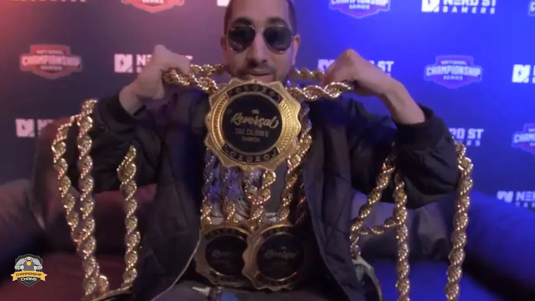 Esports Custom Champion Chain award trophy