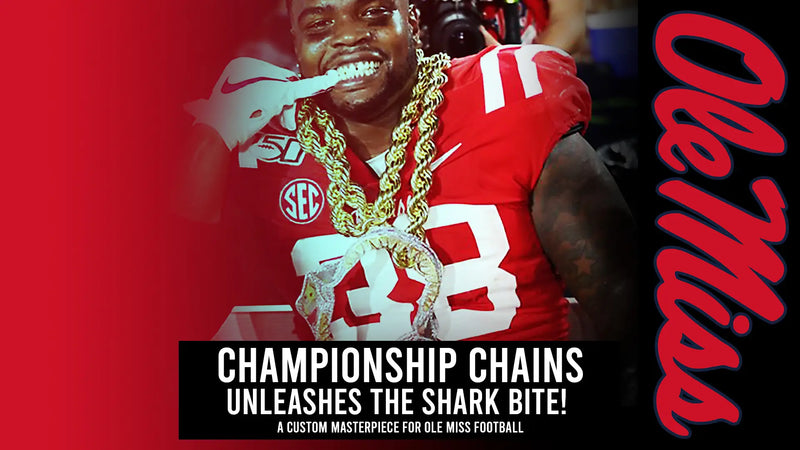 Championship Chains Unleashes the Shark Bite! A Custom Masterpiece for Ole Miss 