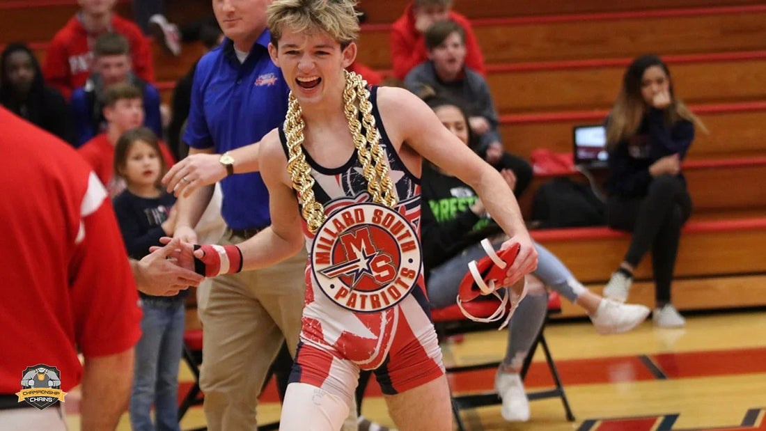 Wrestling Pin Chain Award