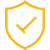 Yellow shield icon