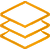 Three yellow square blocks stacked on top of each other