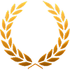 Gold laurel wreath