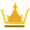 A small golden crown icon