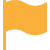 Yellow flag icon