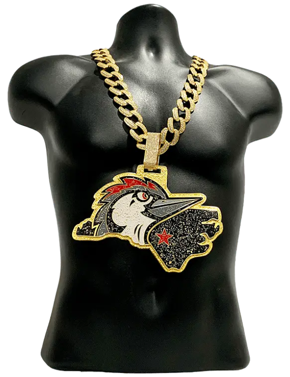 Baseball Cuban Ice Swag Chain 