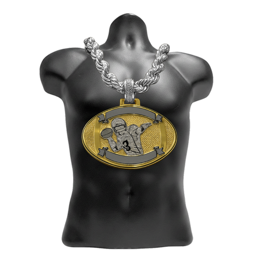 MVP Fantasy Football Silver Championship Chain