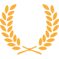 Gold laurel wreath