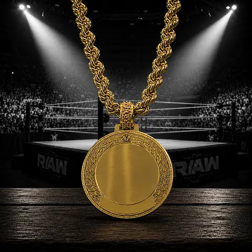 Poseidon Blank Gold Championship Chain