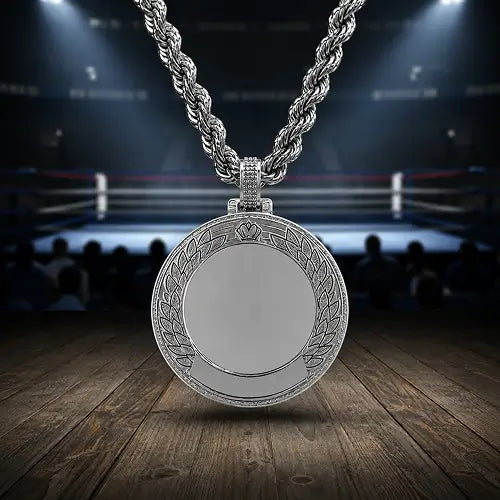Poseidon Blank Silver Championship Chain