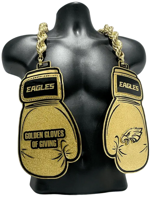 Philadelphia Eagles Golden Gloves of Giving Award