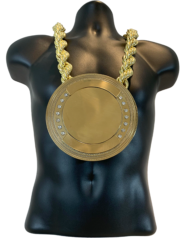 Zeus II Gold Championship Chain Custom Championship Chain Award