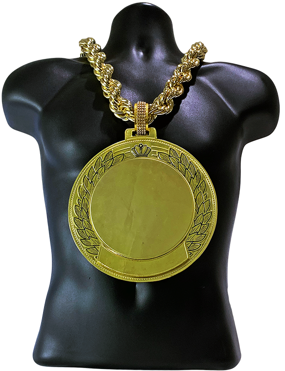 Poseidon Gold Blank Championship Chain Custom Championship Chain Award