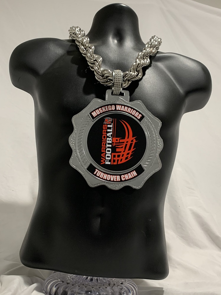 Kratos Silver Championship Chain customized championship chain image