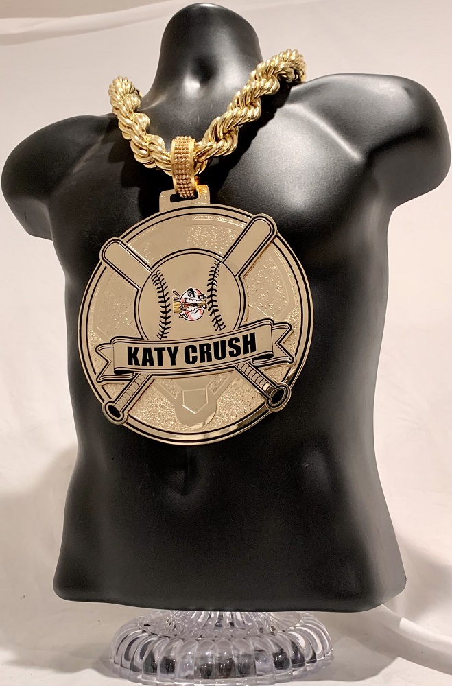 Homerun Baseball Championship Chain customized championship chain image